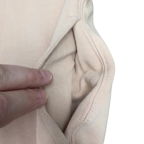 Women's J.‎ CREW University Half-Zip Oversize w/Pockets Pink Sweatshirt- Size XS - Picture 7 of 12